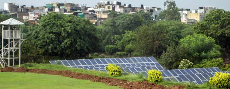 Solar panels in India