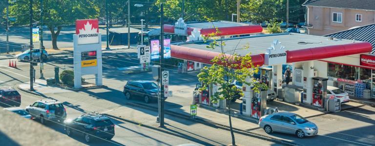 Image of gas station