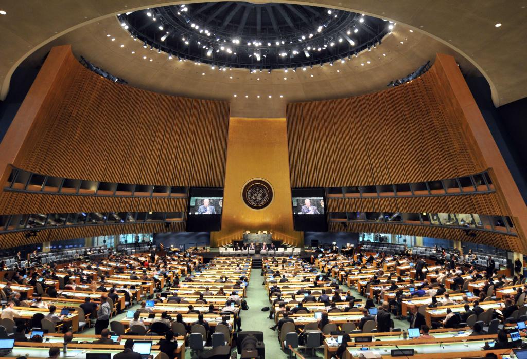 UN General Assembly hall