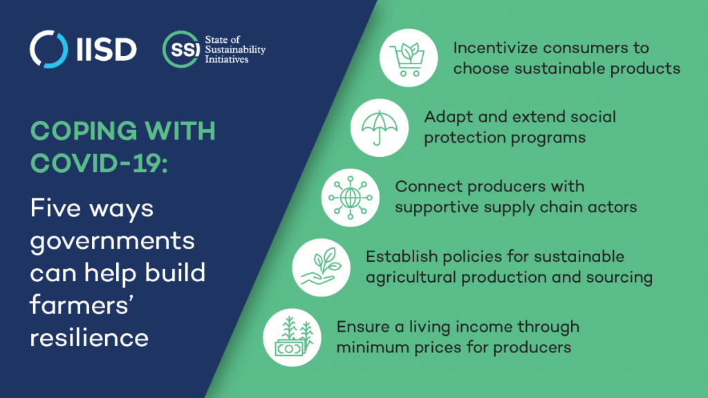 Image showing the five ways governments can help build farmers' resilience