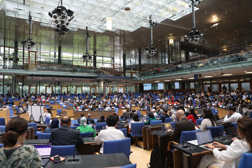 Delegates gather for a technical dialogue for the Global Stocktake, focusing on mitigation, including response measures