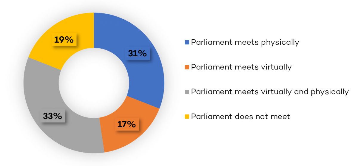 Effects of the pandemic on the exercise of parliamentary jurisdiction